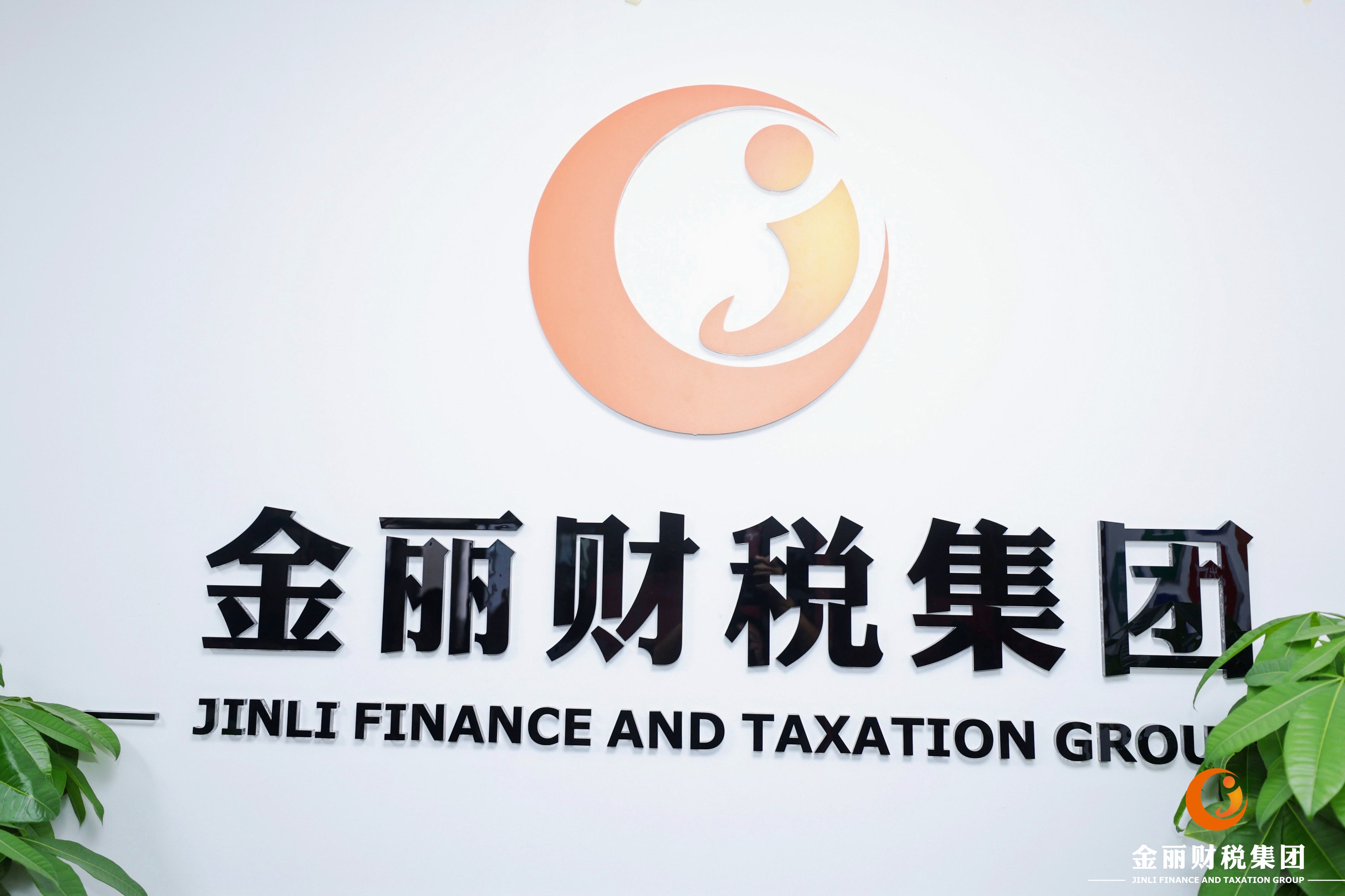 深圳金丽财税集团有限公司前台 Logo 墙